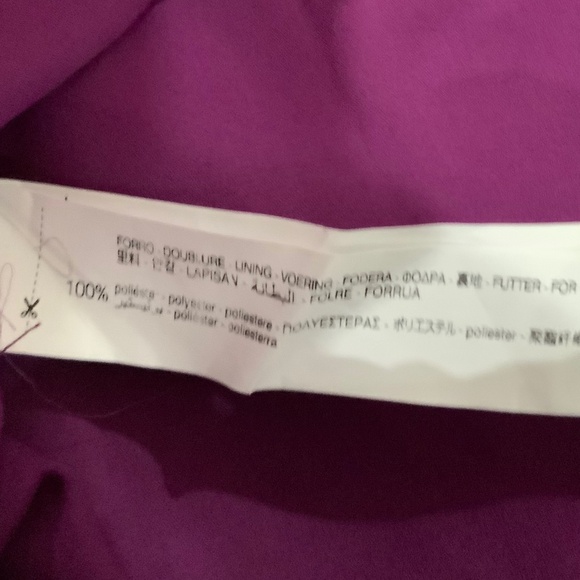 Zara Voluminous Strapless Purple Bubble Skirt Party Mini Dress Size Large - Picture 10 of 12